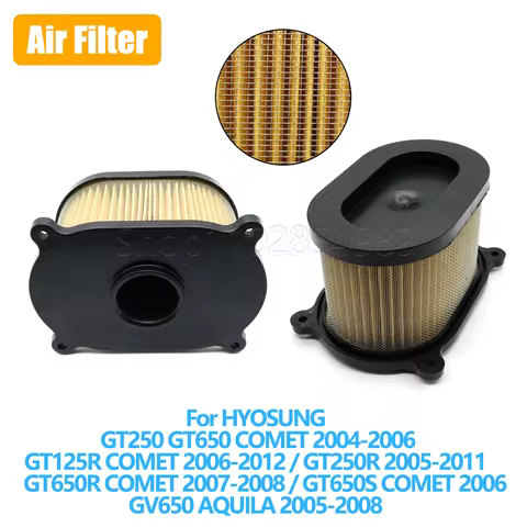 Air Filter Replacement For HYOSUNG GT125 GT250 GT250R GT650 GT650R GT650S COMET GV650 AQUILA Engine