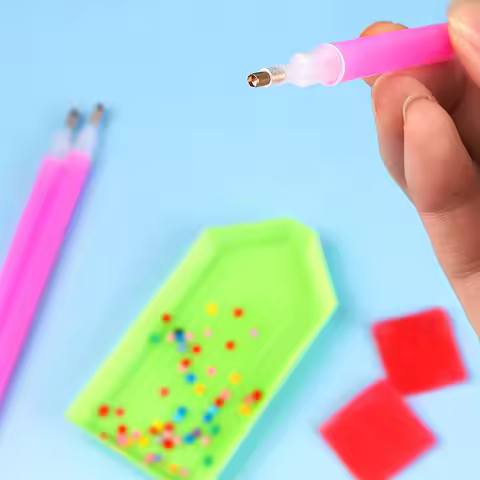 DIY Crafts Sewing Embroidery Tools 5D Diamond Painting Accessories Mosaic Glue Pen Clay Rhinestone T