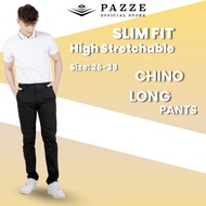 Pazze Slim Fit Stretchable Black Chino Pants - LP20421