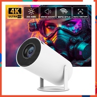 HY300 4K Portable Home Theater Projector Android 11.0 Dual Wifi6 HD Projector H713 Bluetooth 5.0 Mini Outdoor Projector