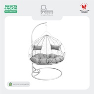 Ayunan Rotan Jumbo Hanging Chair Kursi Ayun Rotan Sintetis Kursi Malas