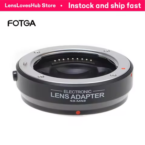 FOTGA AF Auto Focus Lens Adapter for Four Thirds to M4/3 Camera, Replace DMW-MA1 MMF-3 for Olympus P