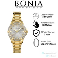 [Official Warranty] Bonia BNB10787-2217S Jam Tangan Wanita Bonia Women's 32mm Stainless Steel Watch 