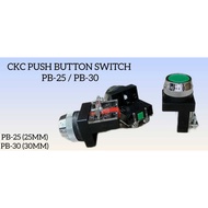 CIKACHI PB-25/PB-30 MOMENTARY FLAT PUSH BUTTON SWITCH SELF RESET SPRING RETURN BUTTON SWITCH