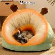 LATATPH Dog Kennel Bed, Breathable Foldable Dog House, Cute Warm Washable Slippers Shaped Cat Sleep 