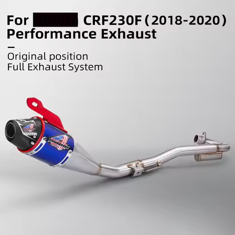 Motocross CRF150 CRF230 2018-2020 Complete Exhaust Muffler Pipes Dirt Bike Exhaust Pipe Full System 