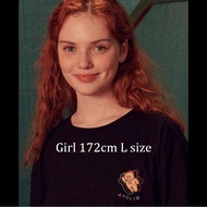 [Ambler] - UNISEX Over fit T-Shirts 'SUPER BEAR' AS823