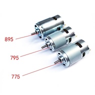 100% new 895-775 DC 12v/24v motor, new motor 775/795/895 Speed 20000 rpm (2 Bearings) with D shaft, 