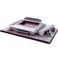 [New] 165pcsset England Anfield Liverpool Club RU Competition Football Game Stadiums building model toy kids gift original box