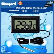 【100%-New】 Mini Lcd Digital Thermometer Waterproof Probe Indoor Outdoor Temperature Sensor Temperature For Refrigerator Fridge Aquarium