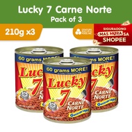 Lucky 7 Carne Norte 210g (Pack of 3)