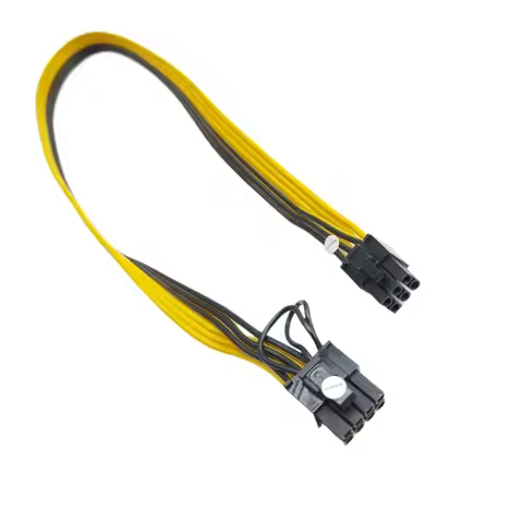 Graphics Card Socket 6Pin To GPU 8pin 6+ 2pin 6+2P Connector for HP Server Power Adapter Cable 1007 