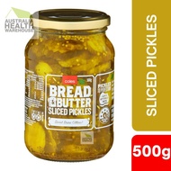[Expiry: 11/04/2027] Coles Bread & Butter Cucumbers Sliced Pickles 500g