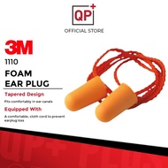 3M 1110 FOAM EAR PLUG CORDED EARPLUGS 29DB NOISE REDUCTION RATING l PENUTUP TELINGA l 耳塞