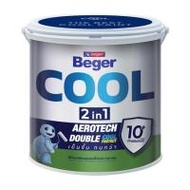 สีน้ำทาฝ้า ขนิดด้าน BEGER COOL 2 IN 1 CC777 สีขาว 1 แกลลอน (1290823)