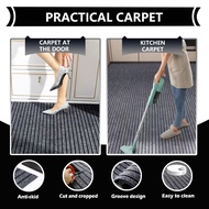 Large Size Kitchen Mat Anti Slip Waterproof Oil-proof Karpet Dapur Entrance DoorMat Carpet FloorMat 