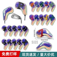 Manufacturer's In-Stock Bright Purple Colorful GOLF Golf Supplies Club Head Protection Cap Cover Iro