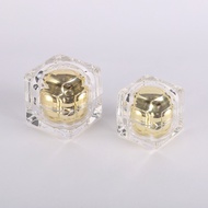 Ready Stock 10g High Quality Plastic Acrylic Square Luxury Cosmetic Packaging Jar