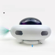 ของเล่นแมว ของเล่นแมวอัตโนมัติ ของเล่นแมวUFO ของเล่นแมววิ่งอัตโนมัติ ของเล่นแมวติดขนนก ของเล่นแมวเล่