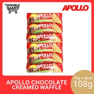 Apollo Chocolate Creamed Waffle 18g x 6pcs