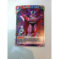 Dragon Ball Super Card Game. Series 9 Booster - Tyranny s Cost. BT9-108 C by BANDAI 2020
