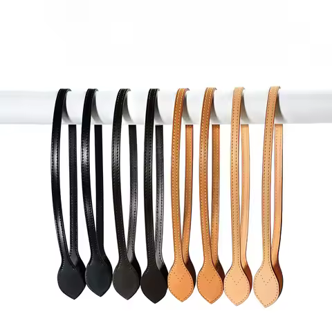 Vachetta Shoulder Strap Replacement for LV Neverfull Handbag Premium Leather Kit with Sewing Rope DI