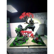 Mini fish tank size D30×W20×C20 super beautiful flying island for fish tank aquarium tank