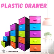 Plastic Drawer | Laci | Laci Plastik | Storage Cabinet | Almari Baju | 5 Tier | 4 Tier | 3 Tier|Maxonic