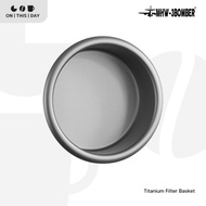 MHW-3BOMBER Titanium Filter Basket, Coffee Powder Filter Basket For Brewing Stem, Size 58 Mm.