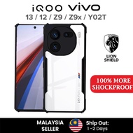 (MY) LionShield VIVO iQOO 13 / 12 / Z9 / Z9x / Y02t Hybrid Clear Case - Shockproof Casing