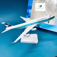 HINHG AIRCRAFT MOTOR B747 AIRLINE BRAND "CATHAY PACIFIC" 1/400 SCALE, SUPER DELICATE STATIC COATING,