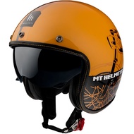 MT HELMET LE MANS 2 SV Café Racer B9 MATT Gold