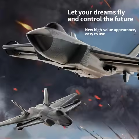 J20 RC Plane 2.4G 6CH KF700 Combat Aircraft With Brushless Motor One Key Acrobatic Fixed Wing Fighte