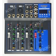 4 Channel Mixer with Bluetooth / USB