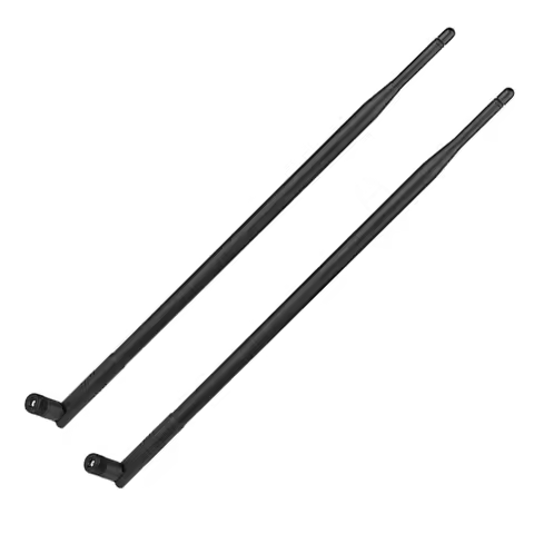 Black 9dBi RP-SMA Dual Band WiFi Antenna For 2.4GHz 5GHz Routers And USB PCI WiFi Adapters Stable Re