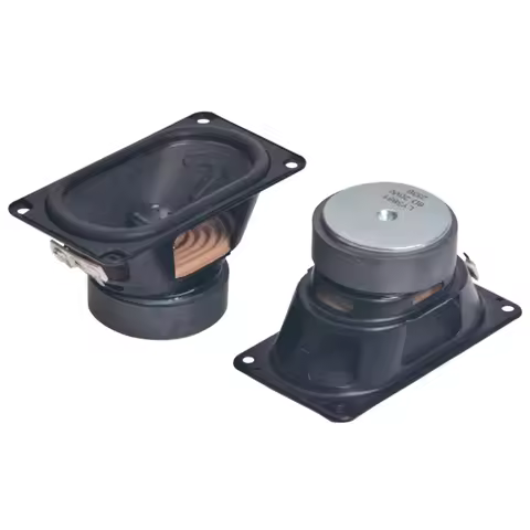 2 Pcs/lot 3.5 Inch 8 Ohm 20W Speakers Full Range Rectangular DIY Home Sound Subwoofer Speaker Blueto