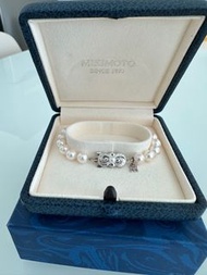 Mikimoto 粉紅珍珠手鏈 