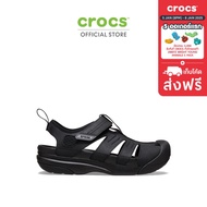 CROCS รองเท้าแตะผู้ชาย YUKON FISHERMAN รุ่น 209875001 - BLACK