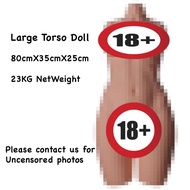 Sex Doll Large 23kg Half Body Dual Channels TPE Female Torso Sexy Male Masturbator Realistic Adult Sex Toys Singapore