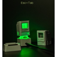 Mechanical keyboard 80s mac computerretro personality translucent keycaps