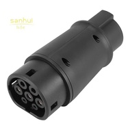 EVSE EV Adaptor 32A J1772 Type 1 to Type 2 Plug EV Adapter, Electric Cars Vehicle Charger Charging C