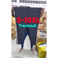 (S-10XL)Tracksuit BIG SIZE track suit lelaki perempuan SELUAR SUKAN TRACK SUIT