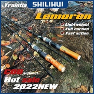 TERBARU SHILIHUI Joran Pancing Casting 1.37M/1.5M/1.68M/1.8M/1.98M LEMOREN V2 Solid Carbon UL Fishin