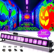 40LED UV Black Light Cord Portable Wall Washer Light Fluorescent Birthday Party  Halloween Bedroom C