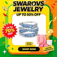 Ready Stock Swarovski Attracts Rotating Stacking Ring Female Elegant Temperament Holiday Love Gift I
