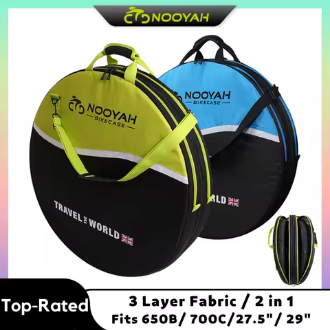 NOOYAH Bike Wheel Bag Transport Bicycle Bag for MTB Road Bike Wheel Protection 3 Layers Spare Tire P