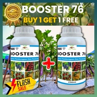 BOOSTER 76 [250ML] – BUY 1 GET 1 FREE - MERANGSANG PERTUMBUHAN AKAR, PEMBUNGAAN & PEMBUAHAN – MENING