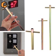 [prettyia] Elevator Door Key Elevator Triangle Key for Dorm Installation Site Building