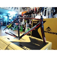 SALE" (ลดล้างสต๊อก) เฟรม จักรยานเสือหมอบ MERIDA SCULTURA 400 สีดำแดง size 50 52 cm Bicycle อุปกรณ์จักรยาน อะไหล่จักรยาน ชิ้นส่วนจักรยาน ชิ้นส่วน อะไหล่ อุปกรณ์ จักรยาน
