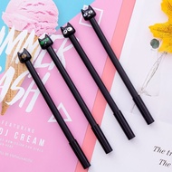 Batamall - Black Cat Character Gel Pen ST089 Black Cat Gel Pen/ DEVIL Tip Ballpoint Pen 0.38mm Black